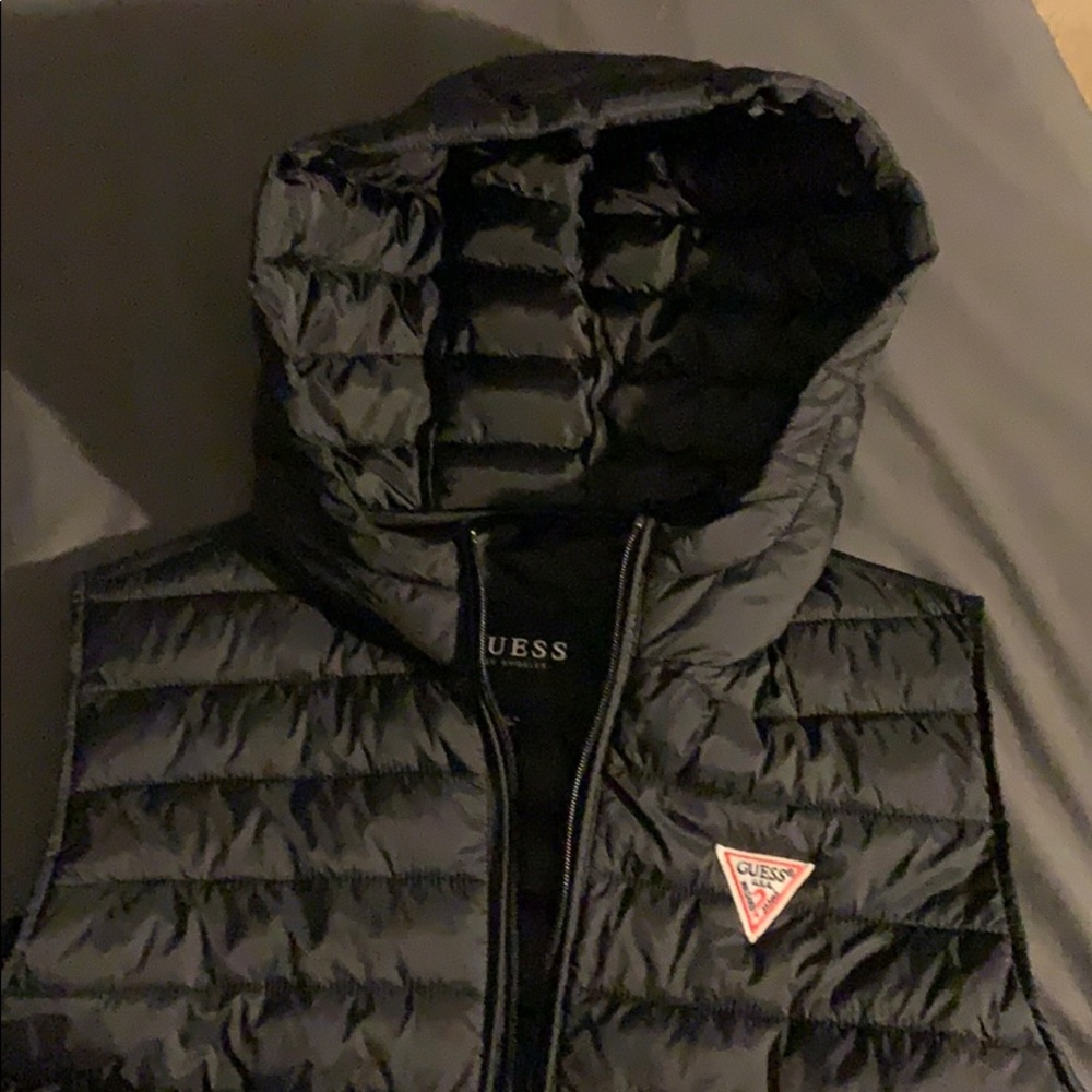 GUESS JEANS SLEEVELESS JACKET